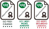 Certificados ISO 9001, 14001 y 45001